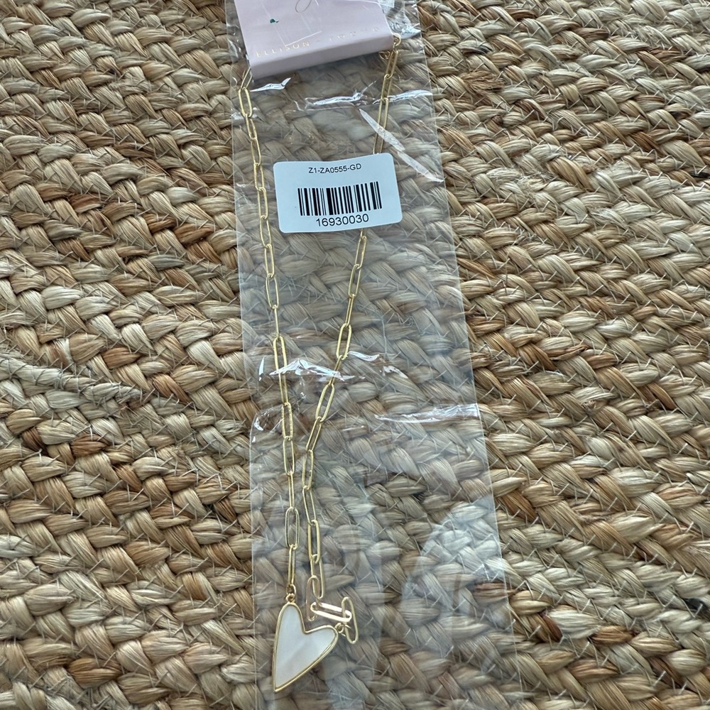 Gold Heart Pendant Necklace